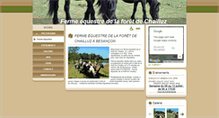 Desktop Screenshot of ferme-equestre-besancon.com